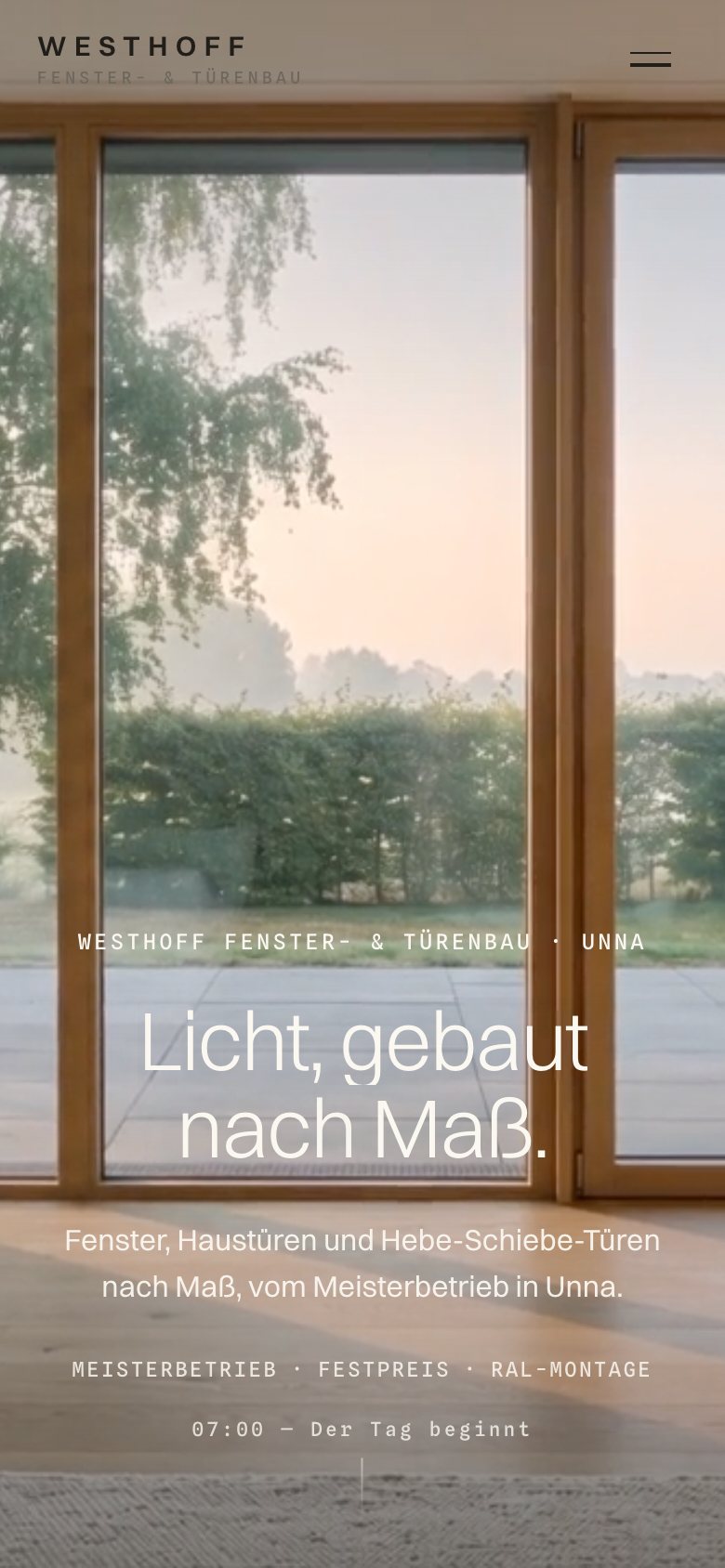 WESTHOFF — Fenster & Türen
