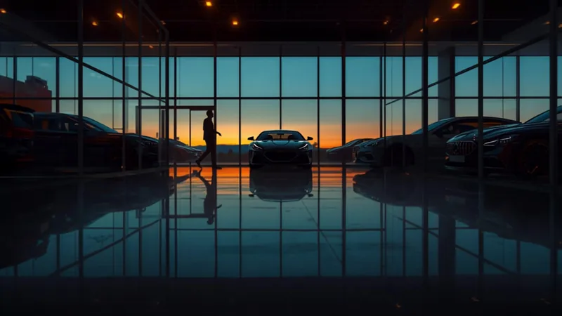 Showroom eines Autohauses