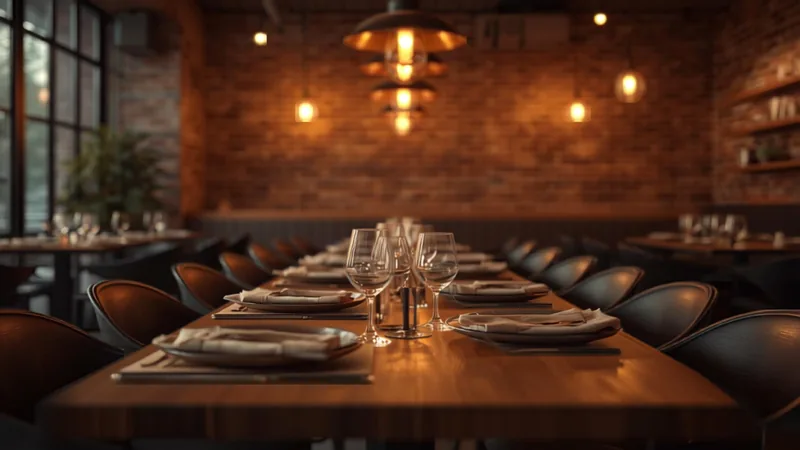 Gastraum eines Restaurants