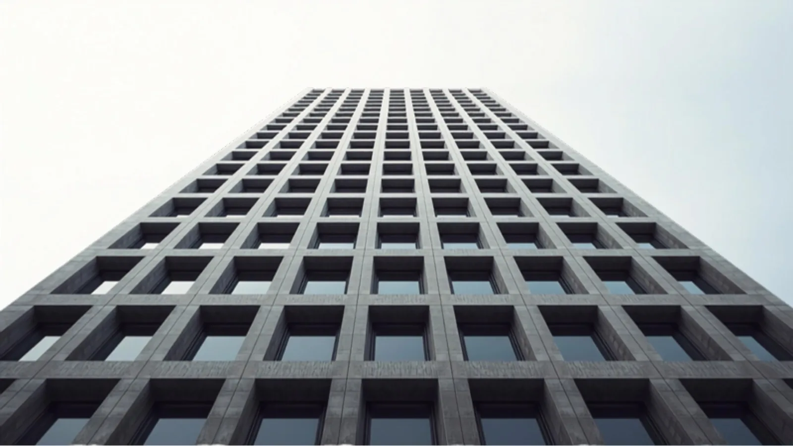 Turm B: Hochhaus mit strukturierter Fassade