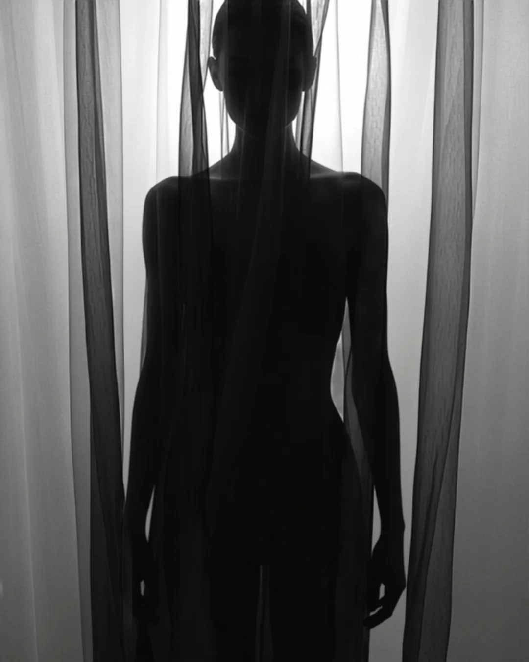 Look 04: transparente Lagen im Gegenlicht